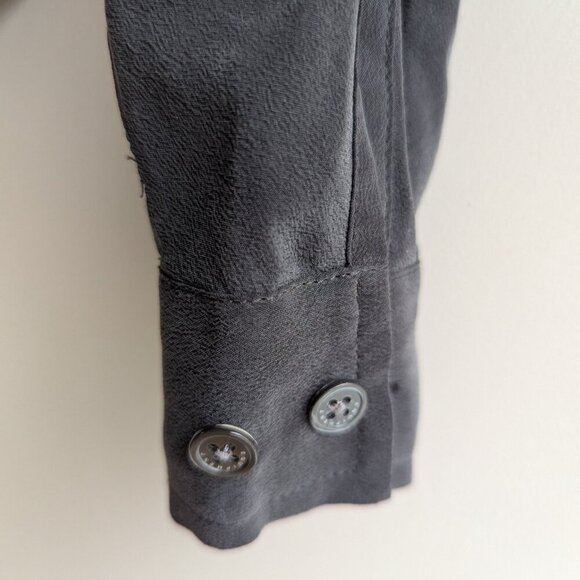 Equipment Bedazzled Collar Silk Button Down Shirt - Picture 8 of 10